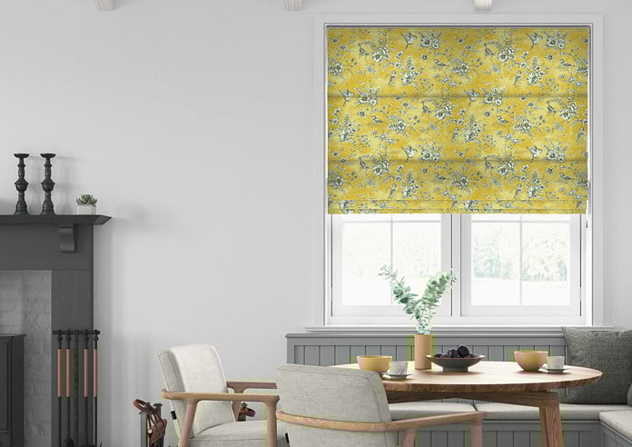 Finch Toile, Buttercup - Twist&Fit Roman Blind - Image 3